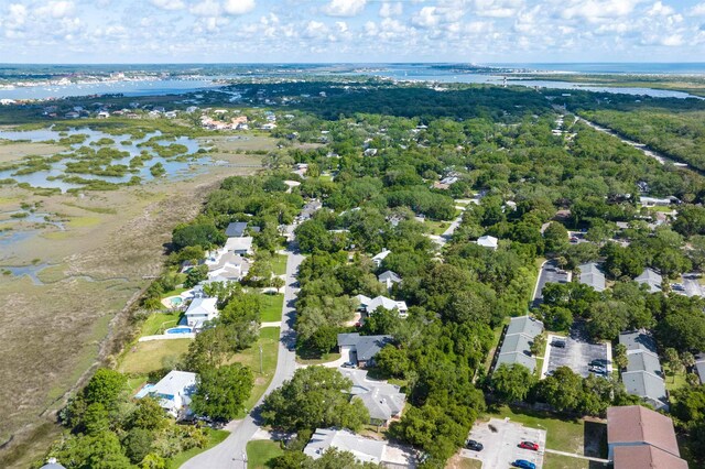 1536 San Rafael Way, Saint Augustine, FL 32080 - aerial perspective of suburban area with a large body of water