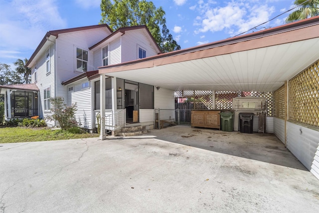 44 Carrera St, Saint Augustine, FL 32084 - view of car parking with an attached carport