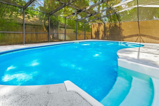 200 Raintree Trl, Saint Augustine, FL 32086 - view of pool with a fenced backyard and a lanai