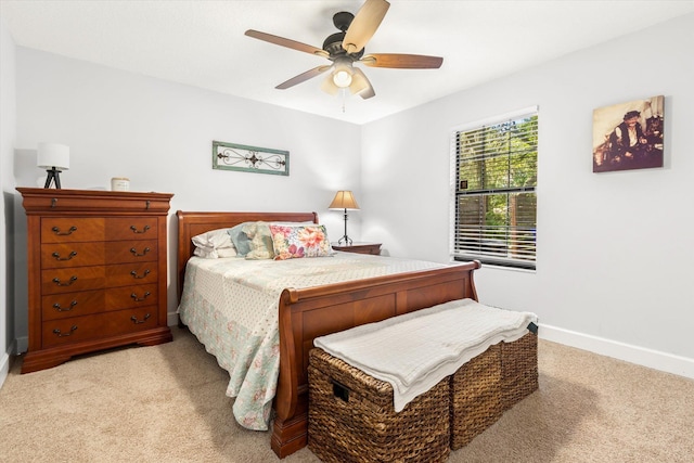 200 Raintree Trl, Saint Augustine, FL 32086 - bedroom with light colored carpet and ceiling fan