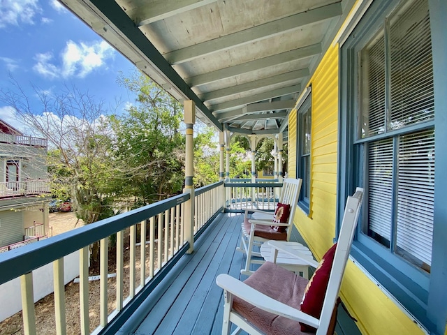 view of deck