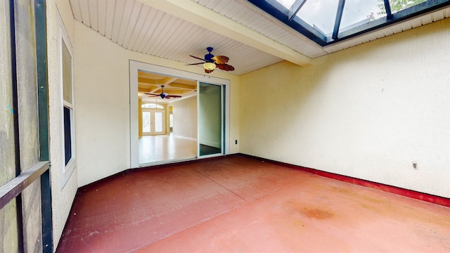 61 Grey Hawk Dr, Saint Augustine, FL 32092 - view of patio / terrace featuring ceiling fan