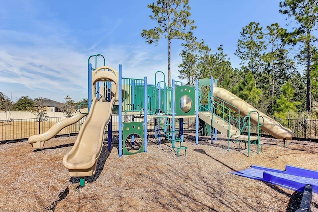 view of jungle gym