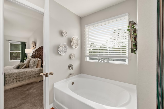 bathroom featuring a bathing tub