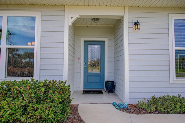 view of property entrance