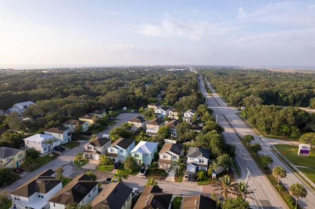105 Serenity Bay Blvd, Saint Augustine Beach, FL 32080 - aerial perspective of suburban area featuring a heavily wooded area