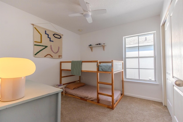 105 Serenity Bay Blvd, Saint Augustine Beach, FL 32080 - bedroom featuring carpet flooring, ceiling fan, and a closet