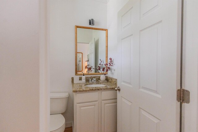 105 Serenity Bay Blvd, Saint Augustine Beach, FL 32080 - half bathroom with vanity and toilet
