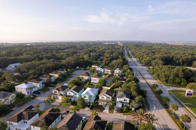 105 Serenity Bay Blvd, Saint Augustine Beach, FL 32080 - aerial view of residential area featuring a heavily wooded area