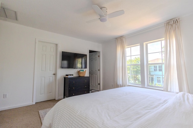 105 Serenity Bay Blvd, Saint Augustine Beach, FL 32080 - carpeted bedroom featuring baseboards and a ceiling fan