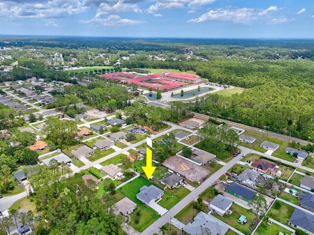 10 Reine Pl, Palm Coast, FL 32164 - aerial view of property's location with nearby suburban area