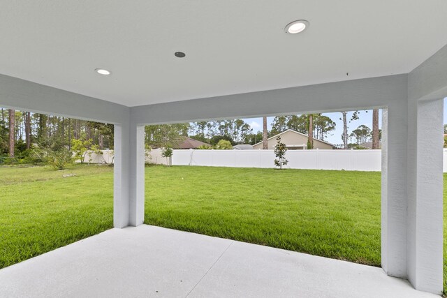 10 Reine Pl, Palm Coast, FL 32164 - view of yard with a patio area