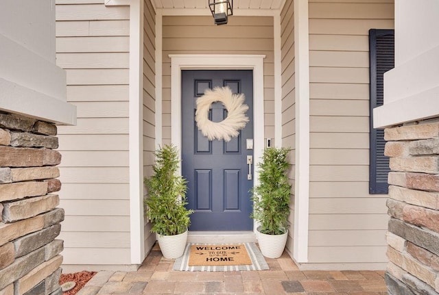 view of property entrance