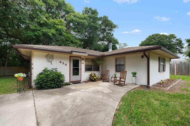 424 Orchis Rd, Saint Augustine, FL 32086 - view of single story home