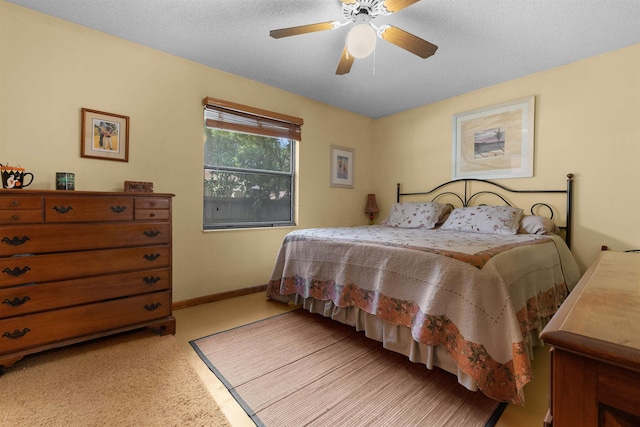 424 Orchis Rd, Saint Augustine, FL 32086 - bedroom with light colored carpet and a ceiling fan