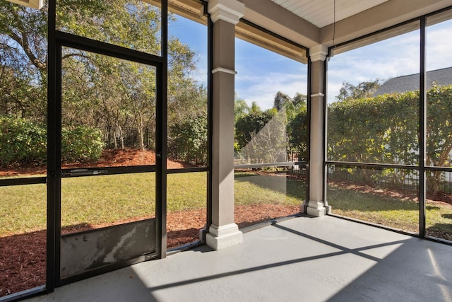 520 Weeping Willow Ln, Saint Augustine, FL 32080 - view of unfurnished sunroom