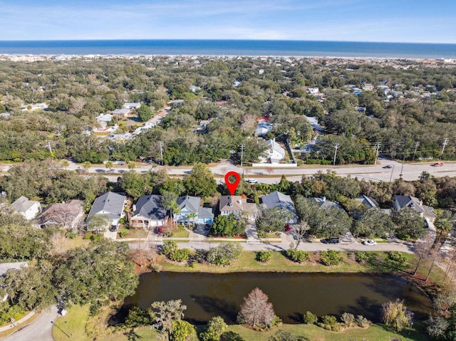 520 Weeping Willow Ln, Saint Augustine, FL 32080 - aerial view of property and surrounding area with a nearby body of water and nearby suburban area