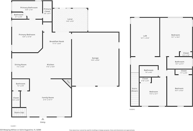 520 Weeping Willow Ln, Saint Augustine, FL 32080 - property floor plan