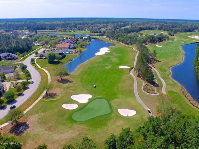 5013 Clayton Ct, Saint Augustine, FL 32092 - bird's eye view with a water view and view of golf course