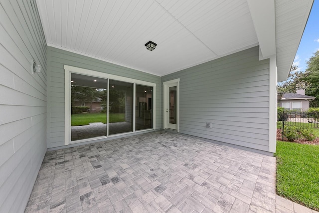 5013 Clayton Ct, Saint Augustine, FL 32092 - view of patio featuring fence