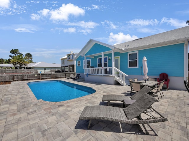 519 Arricola Ave, Saint Augustine, FL 32080 - view of pool with fence, a fenced in pool, and a patio