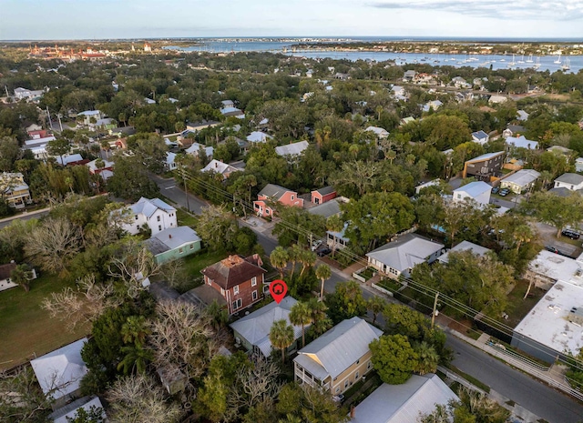 162 Martin Luther King Ave, Saint Augustine, FL 32084 - aerial overview of property's location featuring a large body of water and nearby suburban area
