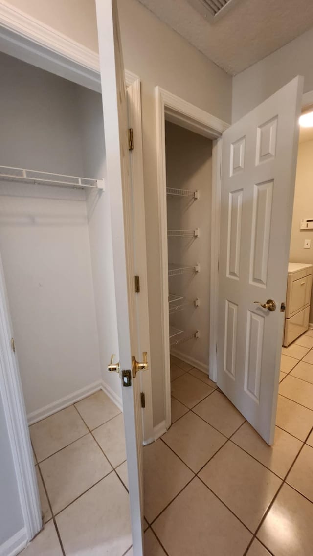 view of closet