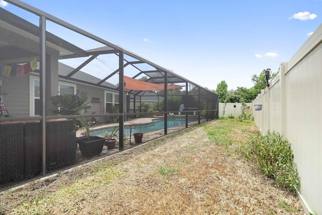 196 Sawmill Forest Ct, Saint Augustine, FL 32086 - fenced backyard with glass enclosure