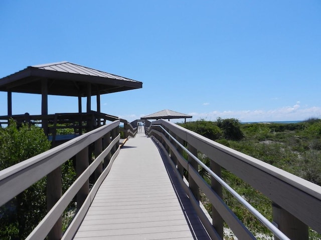 view of home's community with a gazebo