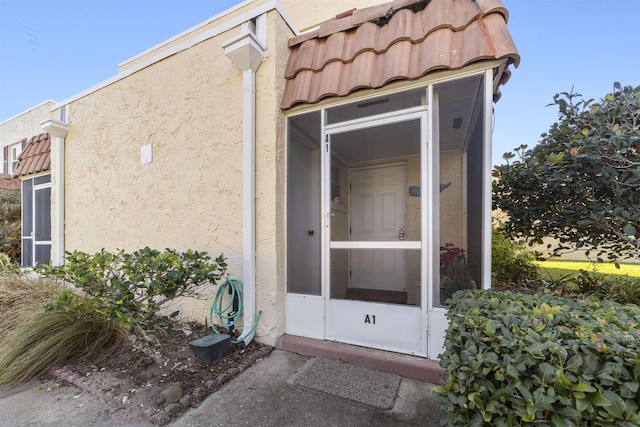 view of entrance to property