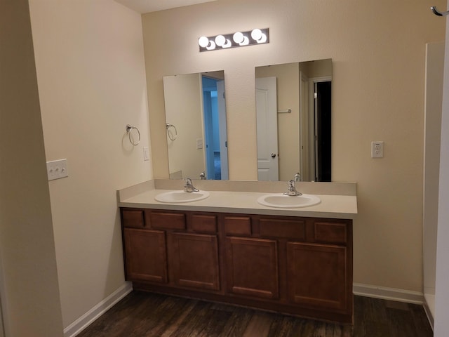 201 Blue Creek Way, Saint Augustine, FL 32086 - full bath featuring double vanity and wood finished floors