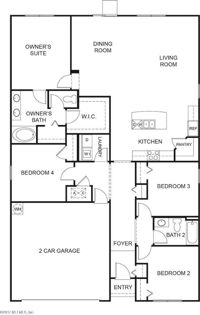 201 Blue Creek Way, Saint Augustine, FL 32086 - view of property floor plan