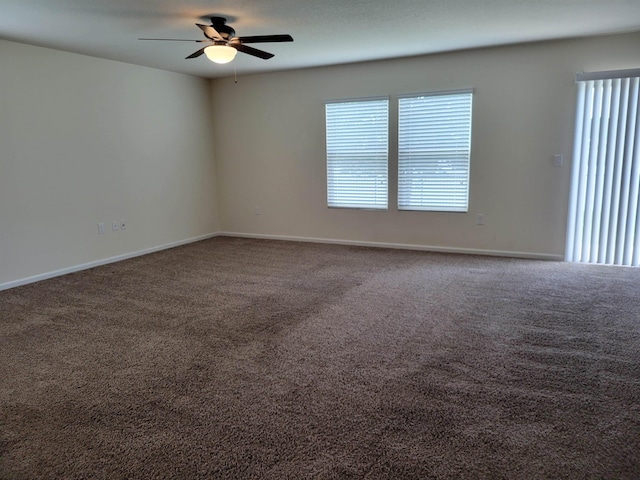 201 Blue Creek Way, Saint Augustine, FL 32086 - carpeted spare room featuring a ceiling fan and plenty of natural light