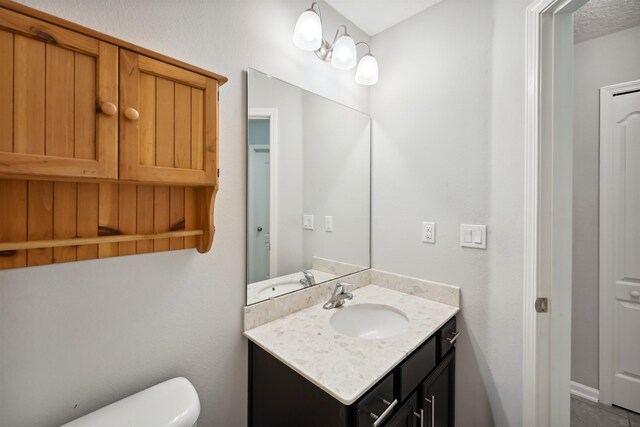 1337 Nochaway Dr, Saint Augustine, FL 32092 - half bathroom with vanity and toilet