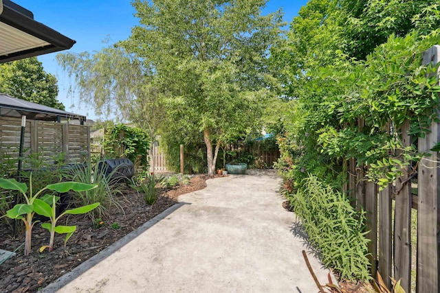 1337 Nochaway Dr, Saint Augustine, FL 32092 - fenced backyard featuring a patio area