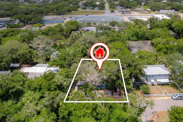 26 Ponce De Leon Ave, Saint Augustine, FL 32080 - aerial overview of property's location with property boundaries highlighted