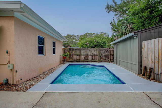 23 Fancher Ct, Saint Augustine, FL 32080 - view of swimming pool with a fenced backyard and a patio area
