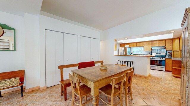 23 Fancher Ct, Saint Augustine, FL 32080 - dining area with light tile patterned flooring