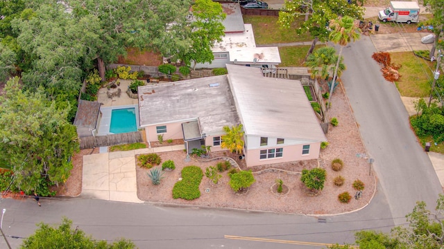 23 Fancher Ct, Saint Augustine, FL 32080 - view from above of property featuring a pool area