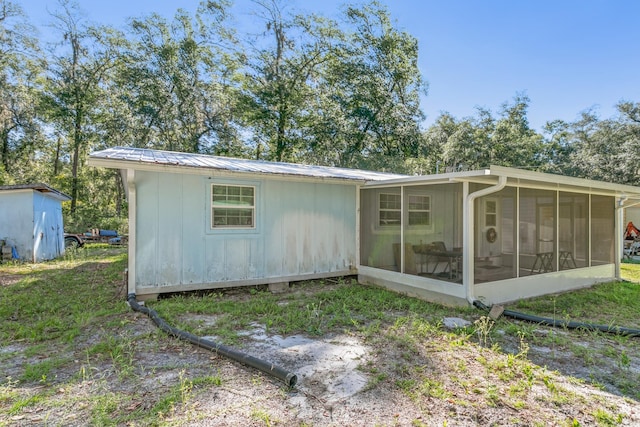 view of back of property