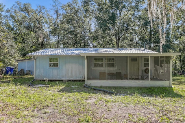 view of back of property