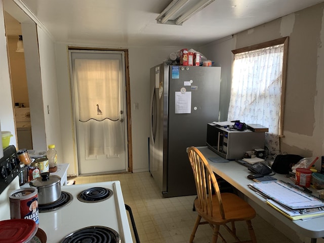 kitchen with stainless steel appliances