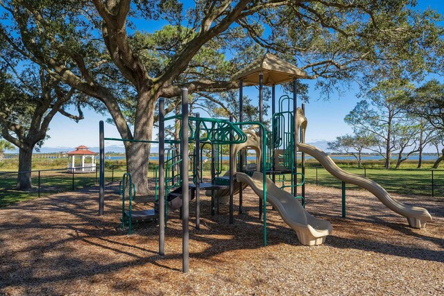 view of jungle gym