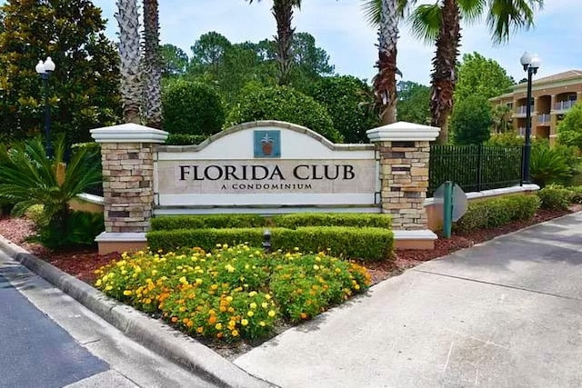 520 Florida Club Blvd Unit 101, Saint Augustine, FL 32084 - community / neighborhood sign featuring fence