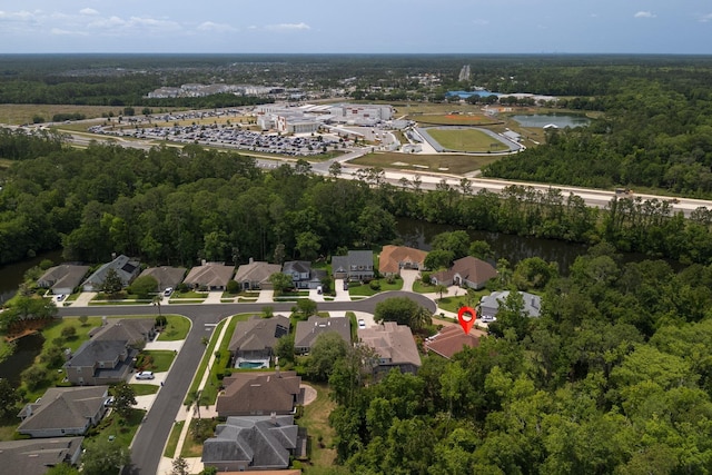 1300 Paradise Pond Rd, Saint Augustine, FL 32092 - view of property location with a nearby body of water, a heavily wooded area, and nearby suburban area