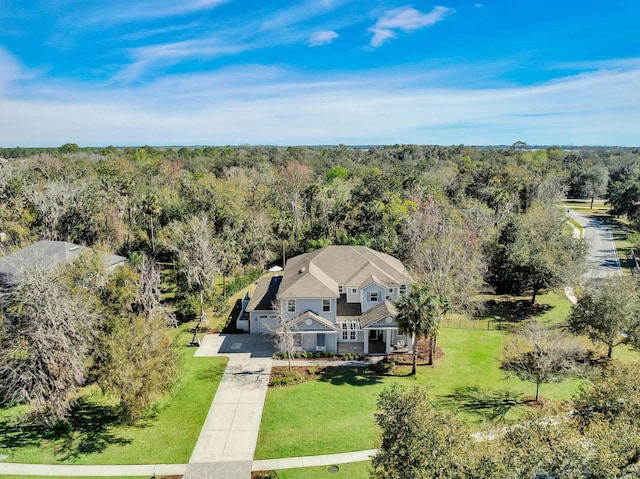 200 Manuel Ct, Saint Augustine, FL 32095 - birds eye view of property with a forest view