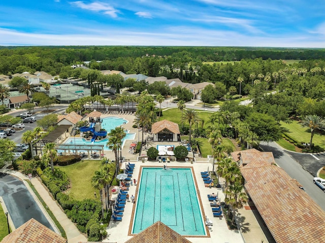 200 Manuel Ct, Saint Augustine, FL 32095 - drone / aerial view with a forest view