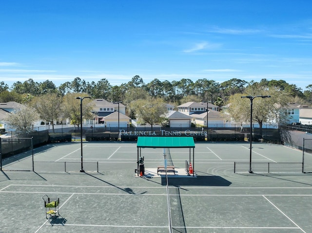 200 Manuel Ct, Saint Augustine, FL 32095 - view of sport court featuring fence and a residential view