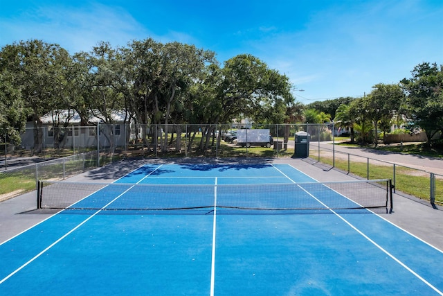 view of sport court featuring basketball court