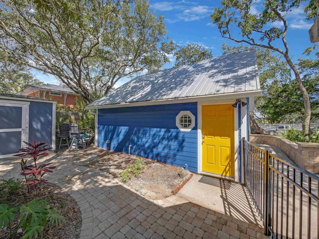 view of outbuilding